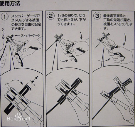 剝線鉗使用方法